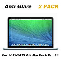 2 Pack Anti Glare Screen Protector Compatible MacBook Pro 13 Inch Mid 2012-2015 (A1425/A1502)