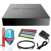 SiliconDust HDHomeRun Connect Quatro with Cat5 Ethernet Cable and 1 Year Extended Warranty