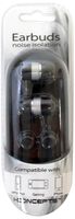 iConcepts Noise Isolation Earbuds for MP3, Gaming or iPhone Black