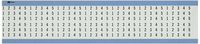 Brady WM-1-5-PK Repositionable Vinyl Cloth (B-500), Black on White, Consecutive Numbers Repeated Wire Marker Card (25 Cards)