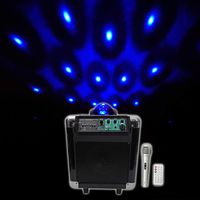 NYC Acoustics NB65A Pro 6.5" Rechargeable USB/Bluetooth Powered PA Party Speaker, 6.5 inch