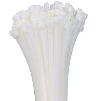 250 Premium Heavy Duty 10 Inch Zip Ties | White Nylon Cable Ties | XGS Wire Ties by APTronix (10 Inch, White)