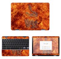 decalrus - Protective Decal Dragon Skin Sticker for Samsung Chromebook Plus XE521 XE521QAB XE525QBB (12.2" Screen) case Cover wrap SAchrmbk12_XE521-133