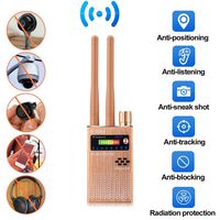 Anti Spy RF Signal Wireless Bug Hidden Camera Detector GSM Listening GPS Tracker Finder(G318 & G319 Update Version) (Yellow)