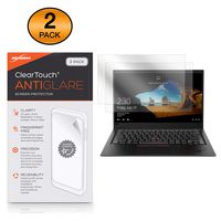Lenovo Thinkpad X1 Carbon (6th Gen) Screen Protector, BoxWave® [ClearTouch Anti-Glare (2-Pack)] Anti-Fingerprint Matte Film Skin for Lenovo Thinkpad X1 Carbon (6th Gen)