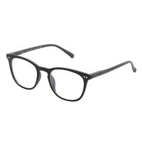 Blue Light Filter Computer Glasses for Blocking UV Headache [Anti Eye Eyestrain] Transparent Lens, Unisex (Men/Women) - (WR01-Black +2.25)