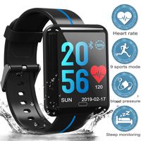 Smart Watch Waterproof Fitness Tracker Watch with Blood Pressure Heart Rate Monitor Men Women Kid Sport Watch Run Activity GPS Tracker Pedometer Calorie Smart Wristband Christmas Holiday Fashion Gift