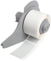 Brady M71-20-486 BradyBondz 2" Width x 1" Height Silver Color B-486 Ultra Aggressive Metalized Polyester Labels With Matte Finish For BMP71 Label Printer (100 Per Roll)