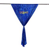 LQIAO Royal Blue 6x6ft Sequin Backdrop Photo Booth Glitz Sequin Wedding Backdrops Photography Background Sequin Party Fabric Background DIY, Pocket 6x6FT(180x180cm)