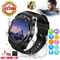 Smart Watch,Smartwatch for Android Phones, Smart Watches Touchscreen with Camera Bluetooth Watch Phone with SIM Card Slot Watch Cell Phone Compatible Android Samsung iOS Phone XS X8 7 6 5 Men Women
