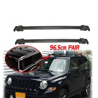 Dwindish 2 Pcs Roof Rails Cross Bar Luggage Rack Crossbar For 2011-2017 JEEP Patriot