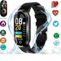 Smart Watch, Fitness Tracker with Heart Rate & Blood Pressure & Sleep monitor for Android & IOS, Waterproof Activity Tracker Watch with Calorie Counter & Pedometer, Health Sport Watch for Women Men