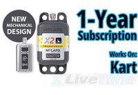 MyLaps X2 Transponder, Rechargeable, for Karting, includes 1-Year Subscription