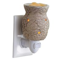 CANDLE WARMERS ETC Pluggable Fragrance Warmer- Decorative Plug-in for Warming Scented Candle Wax Melts and Tarts or Essential Oils, Succulent