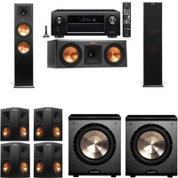 Klipsch RP-280F Tower Speakers-RP-250C-PL-200-7.2-Denon AVR-X4200W