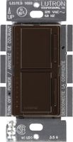 Lutron Maestro Dual Dimmer Switch for Incandescent and Halogen Bulbs, 300-Watt, Single-Pole, MA-L3L3-BR, Brown