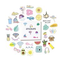 Pretty Cool Beauty Vsco Stickers - Water Bottle Hydroflask Laptop Phone Stickers For Adults Girls Teens - Cool Stickers