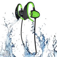 HD Professional IPX8 High-Level Waterproof Sport Wireless Bluetooth Headset Bluetooth Earphone Super Fashion New Style Shark BH802 (green)
