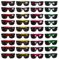 Funny Party Hats Neon Sunglasses- 36 Pack - Bulk Sunglasses - Party Glasses - Pool Party - Beach Party Favors