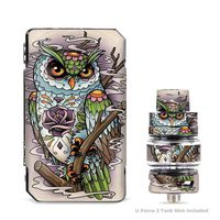 IT'S A SKIN Decal Vinyl Wrap for VooPoo Drag Mini & UForce T2 Tank Vape Sticker Sleeve Cover/Owl Painting Aztec Style