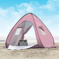 WolfWise UPF 50+ Easy Pop Up Beach Tent Sun Shelter Quick Instant Automatic Portable Sport Umbrella Baby Canopy Cabana Sun Shade