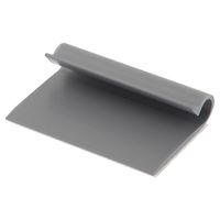 Panduit AJC12-A-C Adhesive Backed "J" Clip, .12-Inch Bundle, Light Gray (100-Pack)