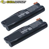 2x 4.8V 1500mAh Replacement Batteries For CRITICON Dinamap P81 Dinamap P81T