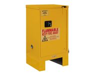 Durham 1012SL-50 Flammable Safety Cabinet with 1 Self Closing Door and Legs, 23" x 18" x 42-3/8", 12 gal Capacity, Yellow