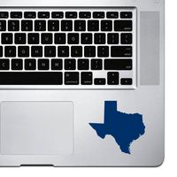 StickAny Palm Series Texas TX Sticker for MacBook Pro, Chromebook, and Laptops (Navy)
