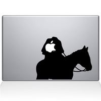The Decal Guru Headless Horseman MacBook Decal Vinyl Sticker - 13" MacBook Pro (2015 & Older) - Black (1080-MAC-13P-BLA)