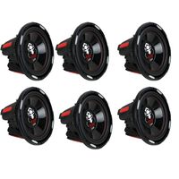 Boss Phantom 12" 2300 Watt Max Power Car Audio Subwoofer w/DVC Power (6 Pack)