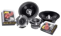 Pair Rockville X6.5C Competition 6.5" 1000W Component Speakers/Titanium Tweeters