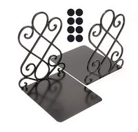 Fasmov Art Bookends,1 Pair(Black)