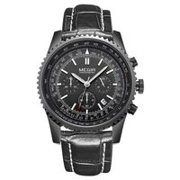 Megir Men Watch Luminous Quartz Wrist Watch Luxury Men Clock 2009G,Type2