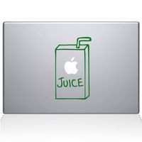 The Decal Guru 1008-MAC-12M-LG Apple Juice Vinyl Sticker, 12" Macbook, Green