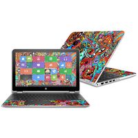 Mightyskins Skin Compatible with Hp Pavilion X360 15.6" (2016) - Acid Trippy | Protective, Durable, and Unique Vinyl Decal Wrap Cover | Easy to Apply, Remove, and Change Styles | Made in The USA