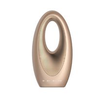 NOMSOCR Portable Bluetooth Speaker, Wireless Rechargeable Speakers with LED,Built-in-Mic,Handsfree Call,AUX Line,TF Card,HD Stereo Sound and Bass for Travel, Pool, Home Party (Gold)