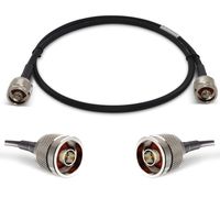 Proxicast 3 ft Ultra Flexible N Male to N Male Low Loss Coax Jumper/Antenna Extender Cable for 4G/LTE/Ham/ADS-B/GPS/RF Radio to Antenna, Amplifier/Booster or Surge Arrester Use - 50 Ohm