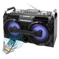 Magnavox - Portable Micro System with RGB Color Changing Light