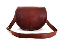 Hell Blues DSLR Camera 13" Crossbody Leather Bag for Women ~ Ladies Handbag with Removable Camera Case (Large Size)