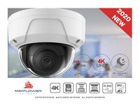 8MP IP PoE Network Camera - Mini Dome Fixed Lens IR Night Vision Compatible with Hikvision DS-2CD2185FWD-I (6mm)