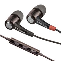 C. Crane CC Buds PRO Earbuds, Mic & Phone Remote with Six Different Earbud Covers Included for Custom Comfort - Designed for Voice Clarity and Audio Books - Fits Large and Small Ears