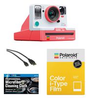 Polaroid Originals OneStep2 VF Instant Film Camera (Coral) + Pack of Film + Microfiber Cloth