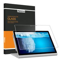 MEGOO Screen Protector for Surface Book 2 15 Inch, Tempered Glass/Easy Installation/Anti-Scratch, Compatible with Microsoft Surface Pen