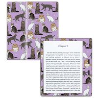 MightySkins Skin Compatible with Amazon Kindle Oasis 7" (9th Gen) - Cat Chaos | Protective, Durable, and Unique Vinyl Decal wrap Cover | Easy to Apply, Remove, and Change Styles | Made in The USA
