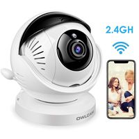 Owlcam Indoor WiFi IP Camera, 1080P/30FPS Wireless Smart Home Video Security Surveillance Camera for Baby/Elder/Pet/Nanny Monitor with Pan/Tilt, Two-Way Audio, Night Vision, Sound &Motion&Temperature