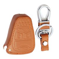 RPKEY Leather Keyless Entry Remote Control Key Fob Cover Case protector For Jeep Commander Grand Cherokee Liberty M3N5WY72XX K0BDT04A OHT692427AA