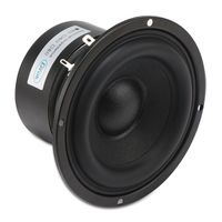 DROK 4 Inches 4 Ohm Audio Speakers, 40W Anti-Magnetic Car Stereo Speakers, 87dB Thumping Bass Loudspeaker Woofer for 2.0 2.1 Home Stereo DIY