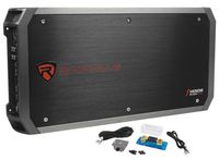 Rockville 3000w Amplifier Amp for (2) Rockford Fosgate P3D4-12 12" Subwoofers