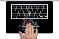 Voltron Tron Crossover Art Full Keyboard Vinyl Decal Skin by MWCustoms for 15 inch MacBook